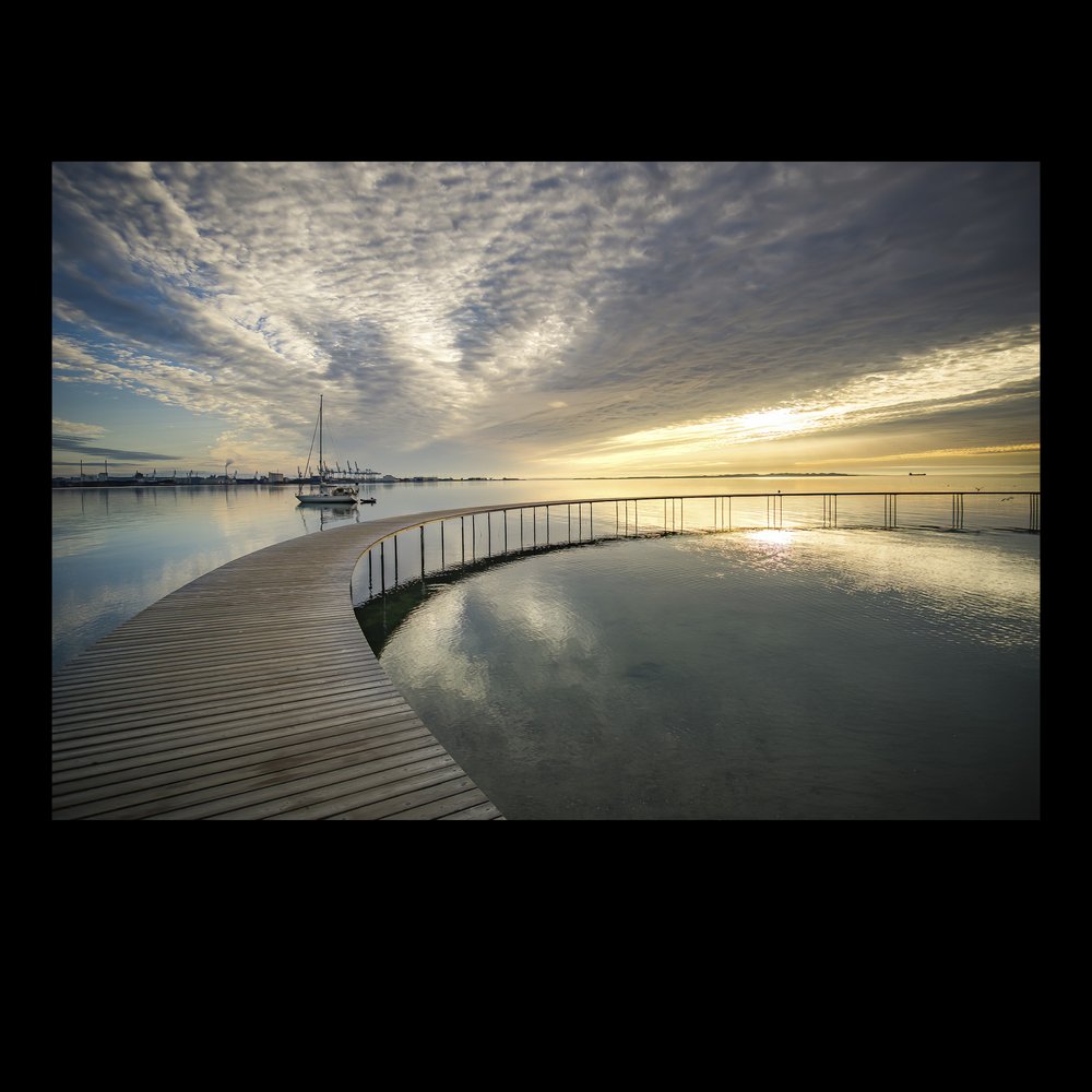 Den uendelige bro i den blå time 2 Sanne Rosenmay Photography