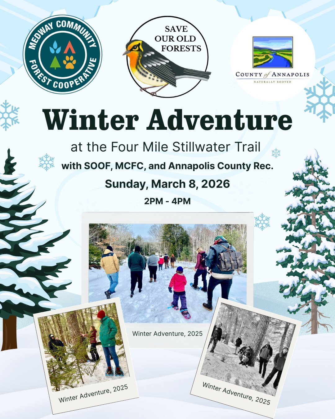 Winter Adventure at Four Mile Stillwater Trail