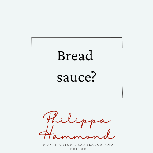 Is bread sauce on your festive menu?
