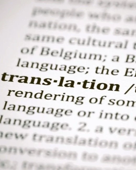 dictionary definition of translation