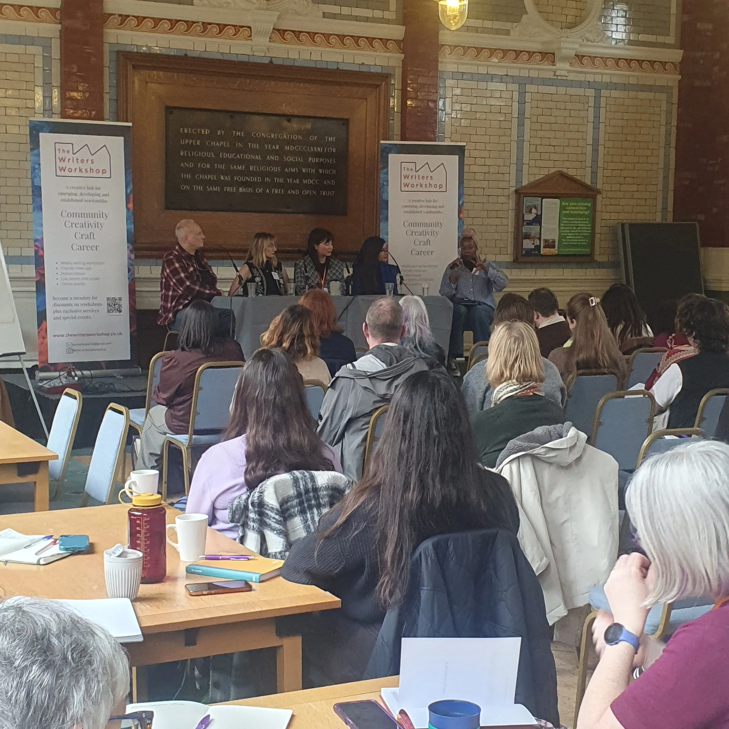 Group of people at a Writers Workshop event