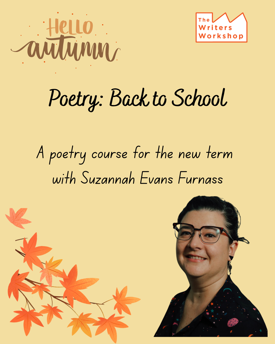 September: Poetry Back to School COURSE DEPOSIT