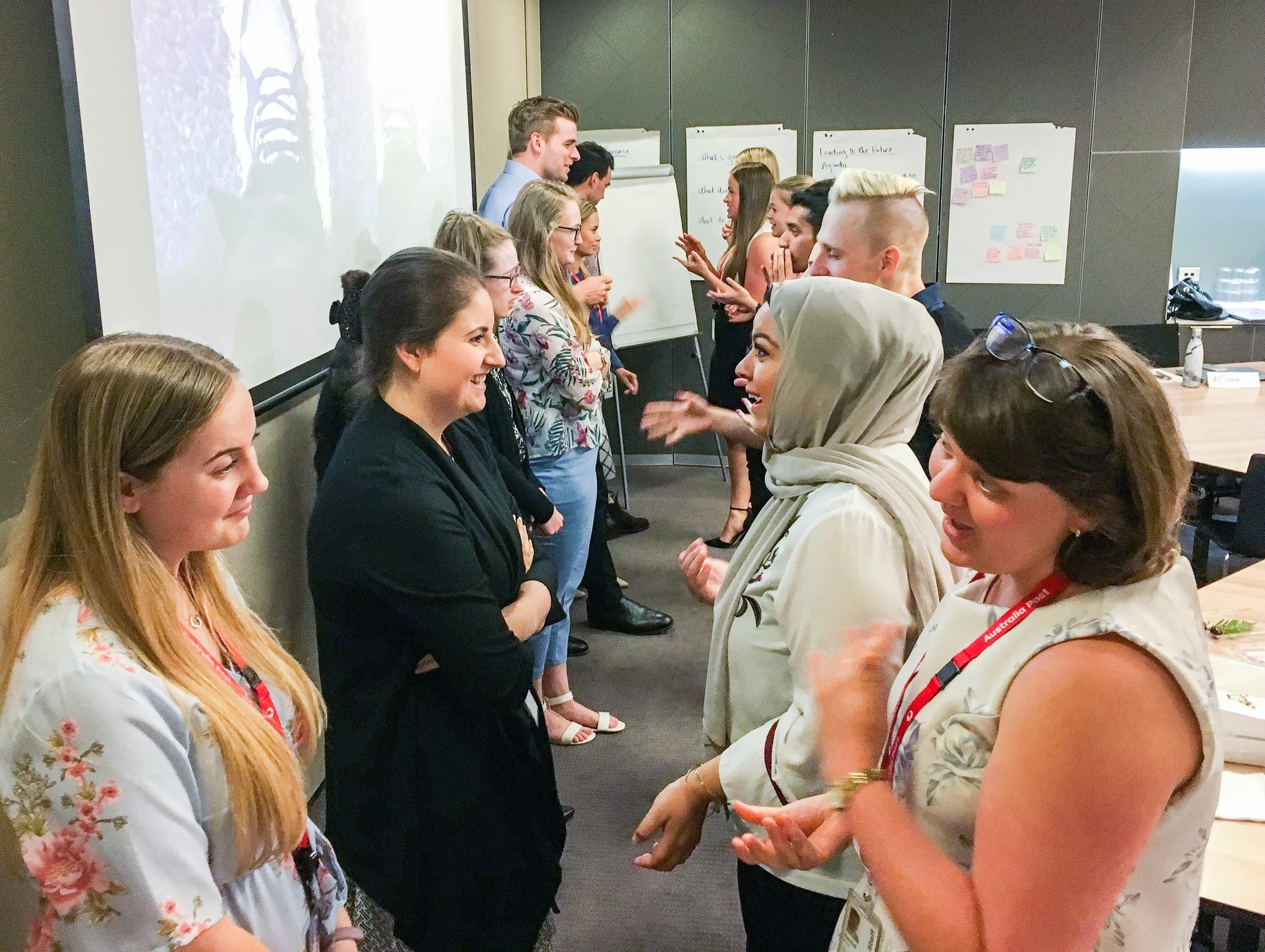 Graduate Edge participants in a Development Beyond Learning session