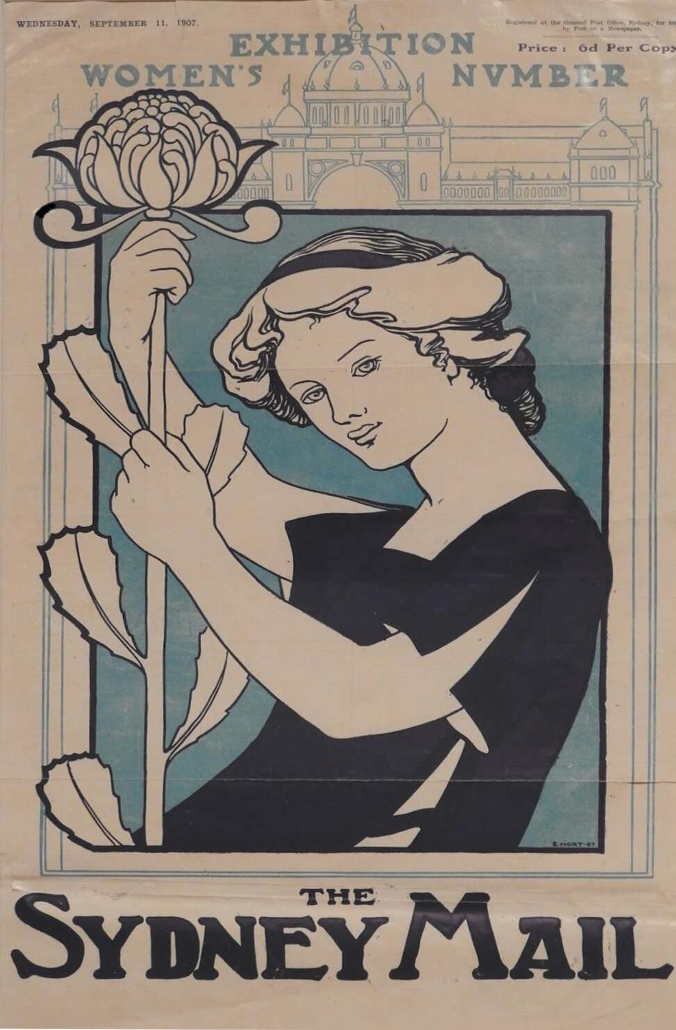 Eirene Mort (1879 - 1977) woodcut 1907