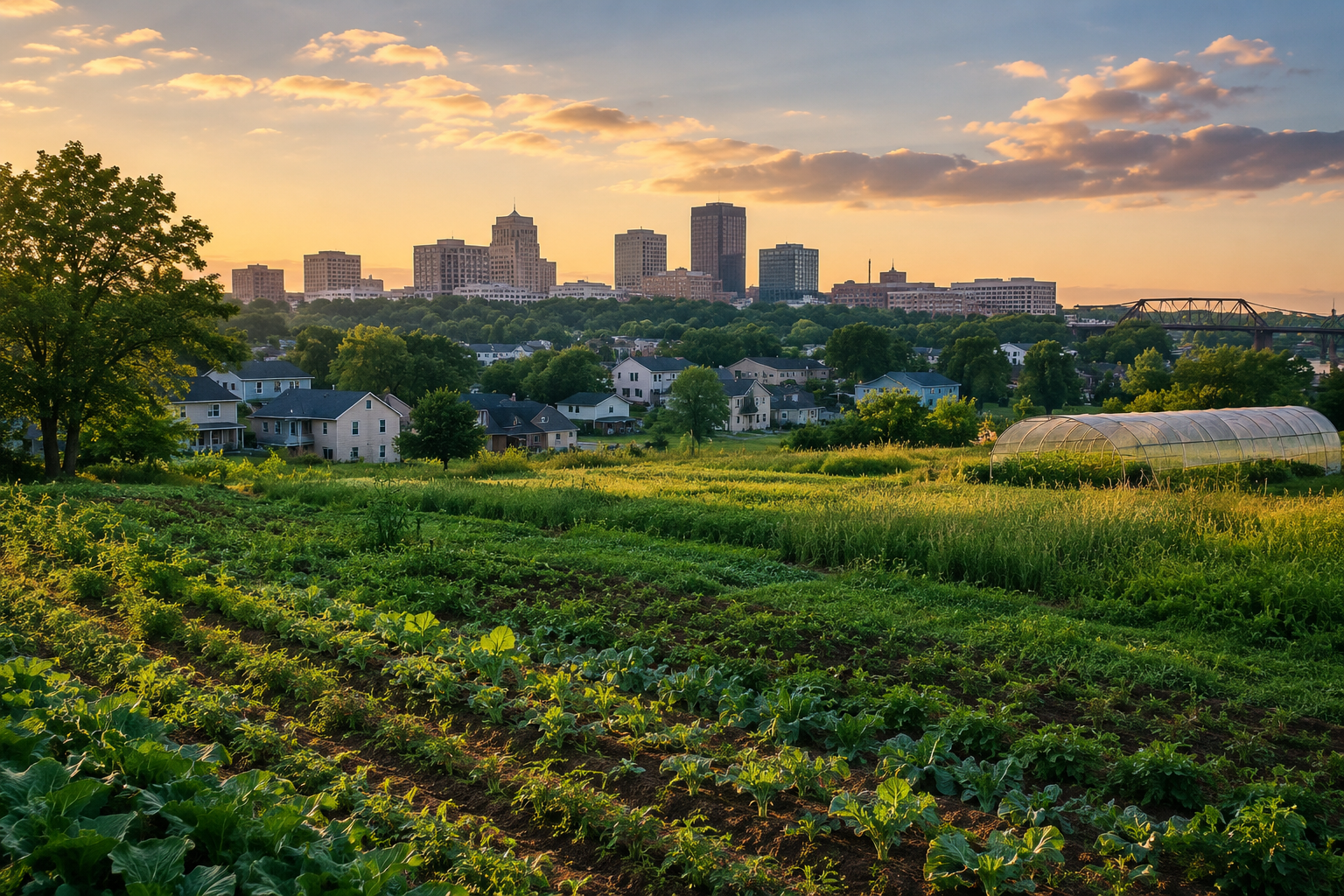 What Happens to Agriculture in the Space Between Urban and Rural?