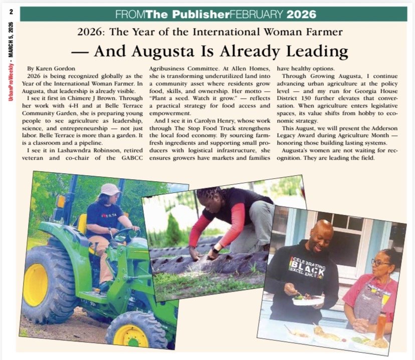 2026: The Year of the International Woman Farmer - And Augusta Is Already Living It