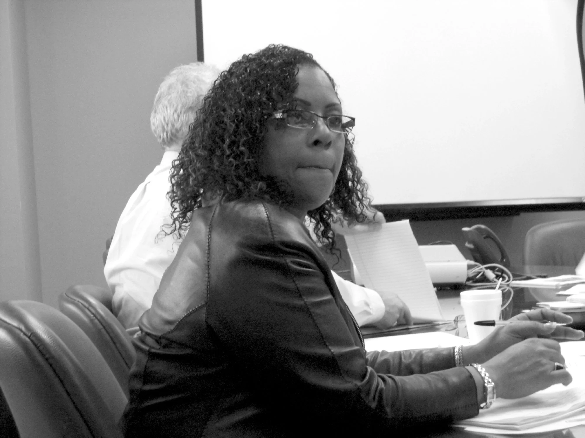 Lisa Williams_land bank_meeting_Feb15_2012_b&w.jpg