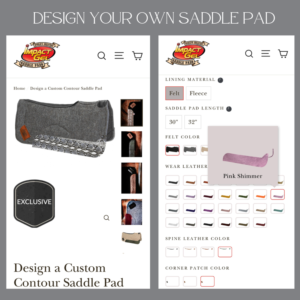 Make An Impact Impact Gel Saddle Pads