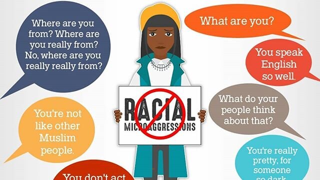 #microagressions 
Let me tell you about a time I made racist comments (I'm sure there are a ton more) and someone pointed it out to me and I got defensive and it took me about one hour to change my view and an entire week to apologize. I was driving 