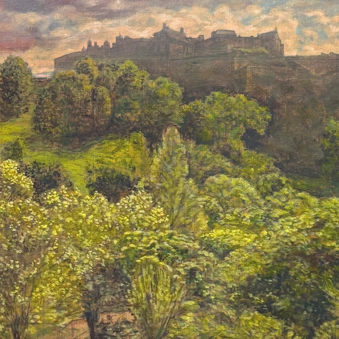 Edinburgh Castle & Royal Scots Grey_Oil_2ftx2ft_Gregory Millar_Detail 1.jpg