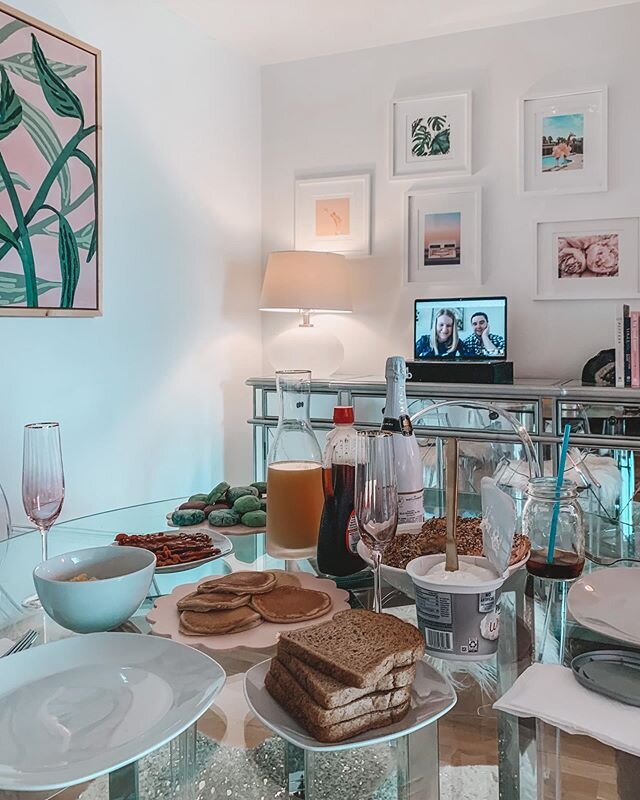 Virtual Easter brunch means eating enough food for everyone on the video call, right?