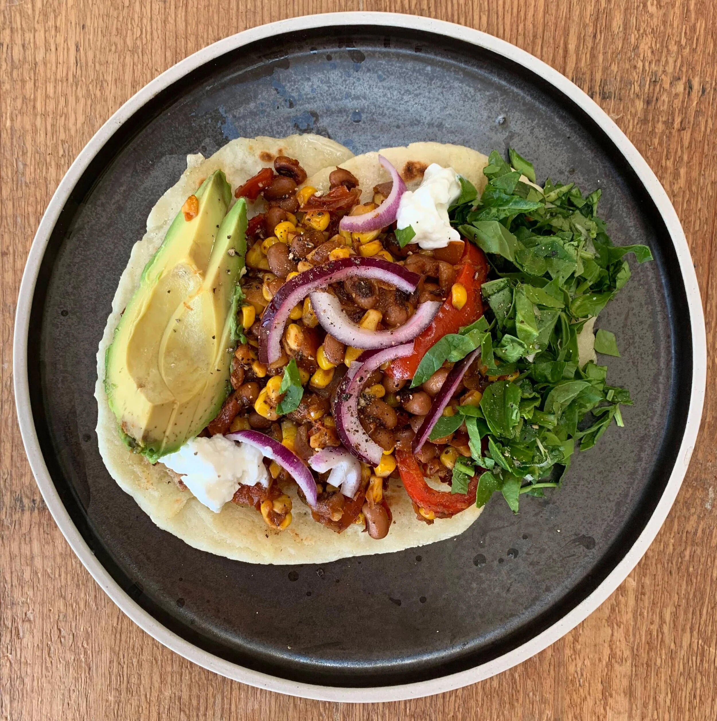 Chipotle Black Beans With Flatbreads