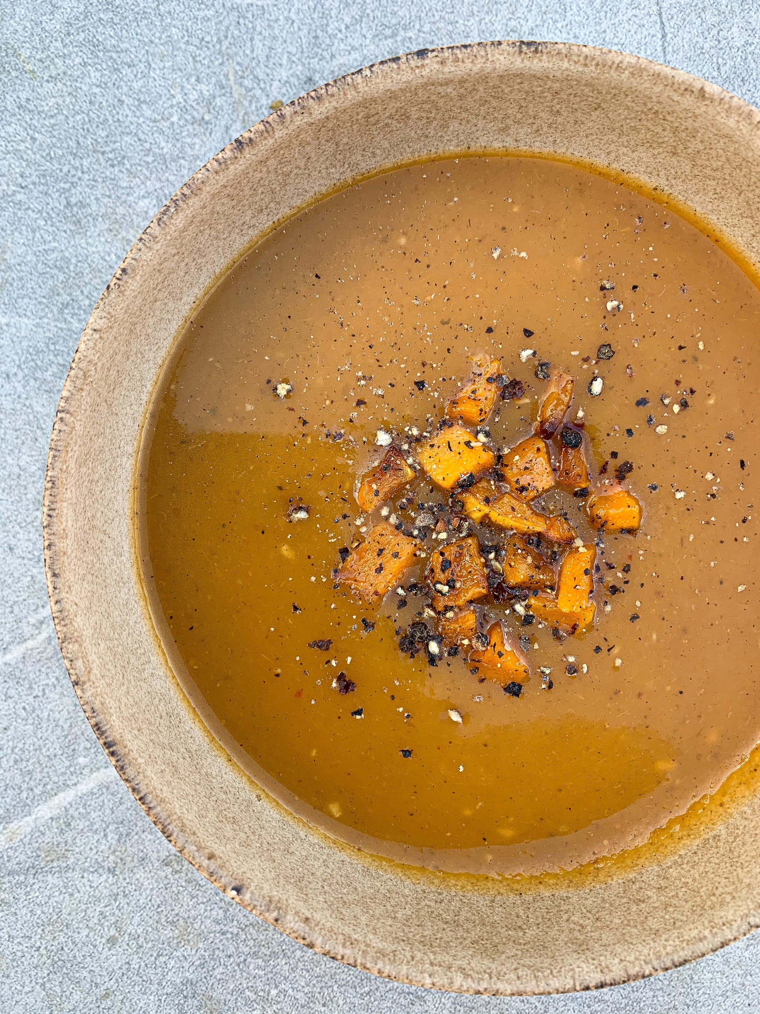 Curried Butternut Squash Soup