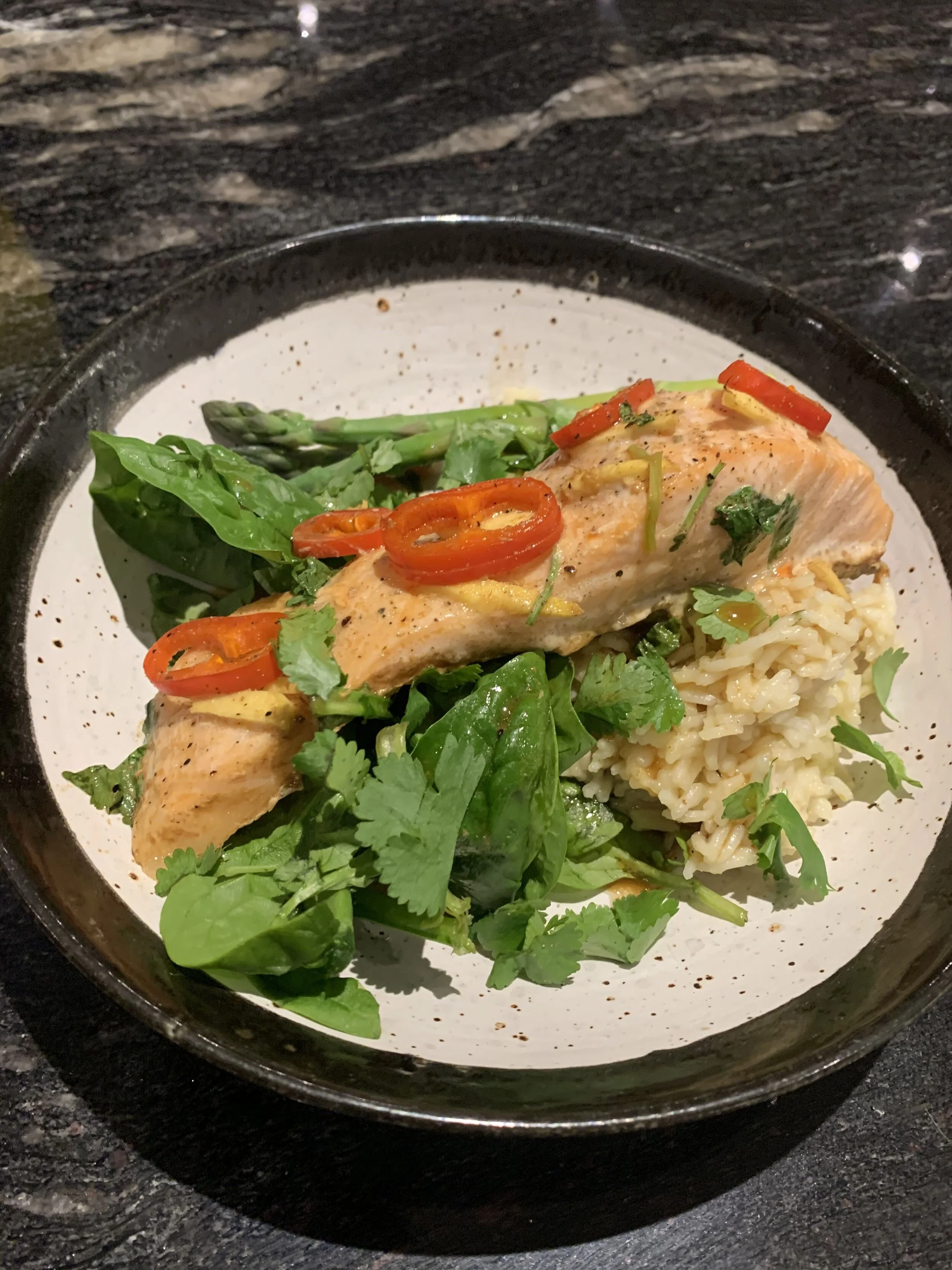 Ginger, Chilli &amp; Lime Salmon