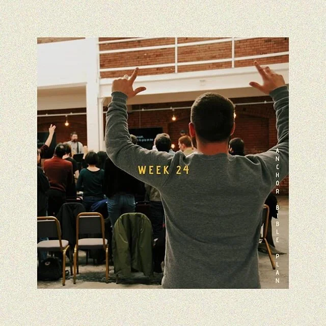 Check out today's Anchor Bible Plan. You don't have to catch up, it is an invitation to daily immerse yourself in the scriptures. Check out Anchor Online for the daily Anchor Voices alongside, today we have Alex sharing.