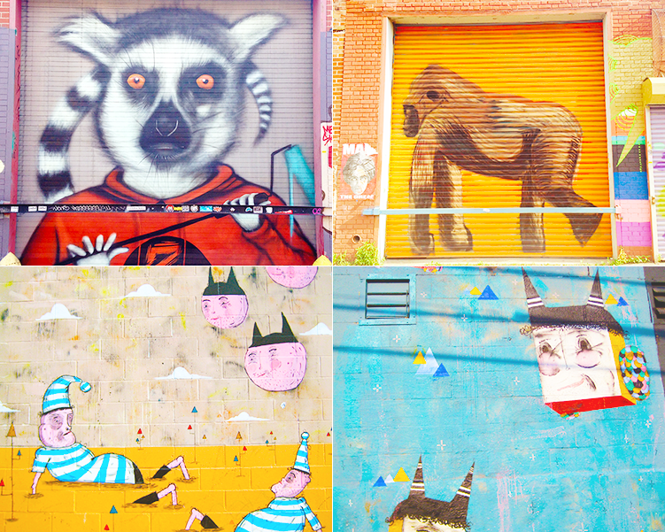 Street art or graffiti from the streets of Bushwick, Brookln in New York City