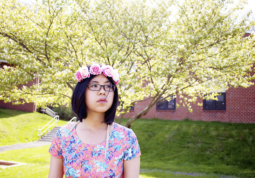 Celebrating the arrival of beautiful spring with a floral dress from PIOL