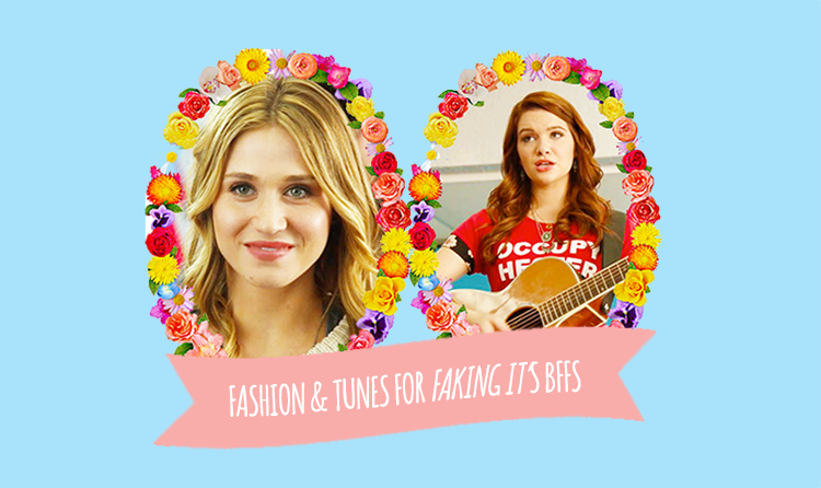Fashion and music choices inspired by Karma and Amy's fun relationship on MTV's "Faking It"