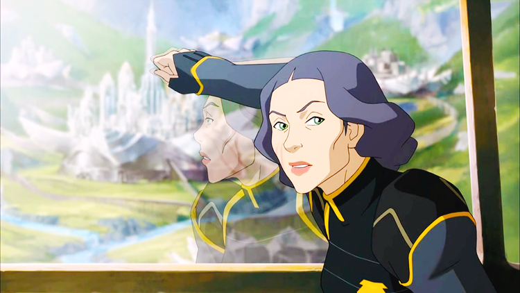 Legend of Korra, Season 3 - Lin Beifong at the Metal Clan