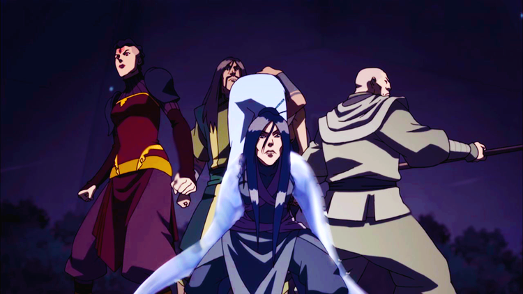 Legend of Korra, Season 3 - Zaheer and the Red Lotus