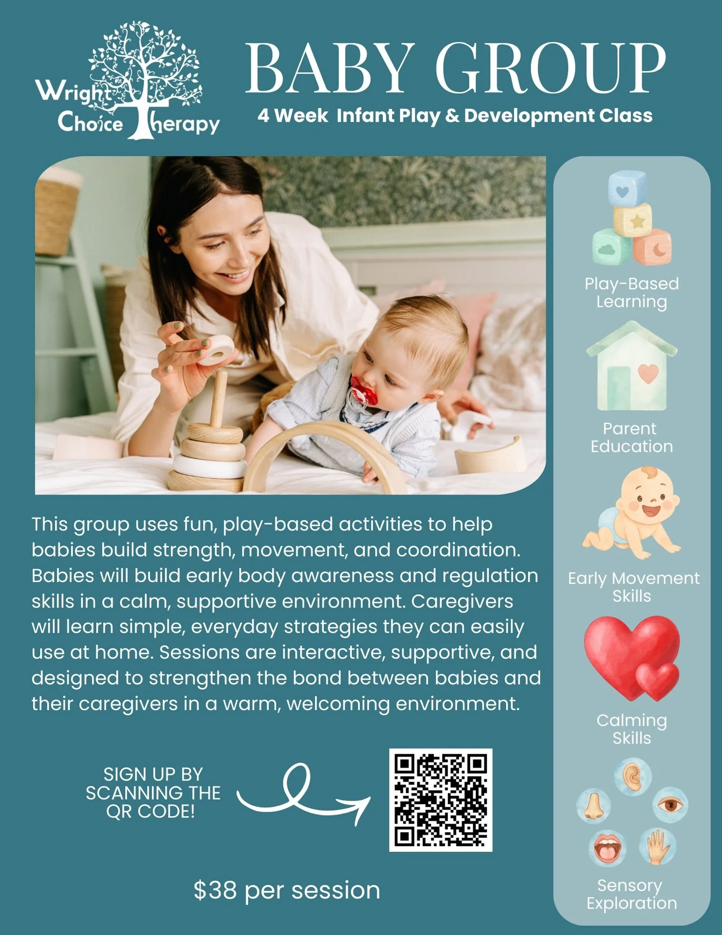 👶🧸 Baby &amp; Toddler Groups beginning in February! 

Led by our amazing Occupational Therapists, these groups focus on play, development, and connection. 

✨ Baby Groups: Feb 4, 11, 18, 25
✨ Toddler Groups: Feb 5, 12, 19, 26

✍🏼Sign up on our web