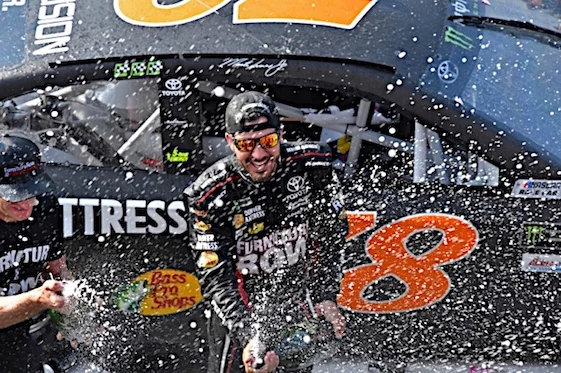 Martin Truex Jr. hinted that a payback may be in the works for Joey Logano some time during the next three races. (RacinToday/HHP file photo by David Tulis)