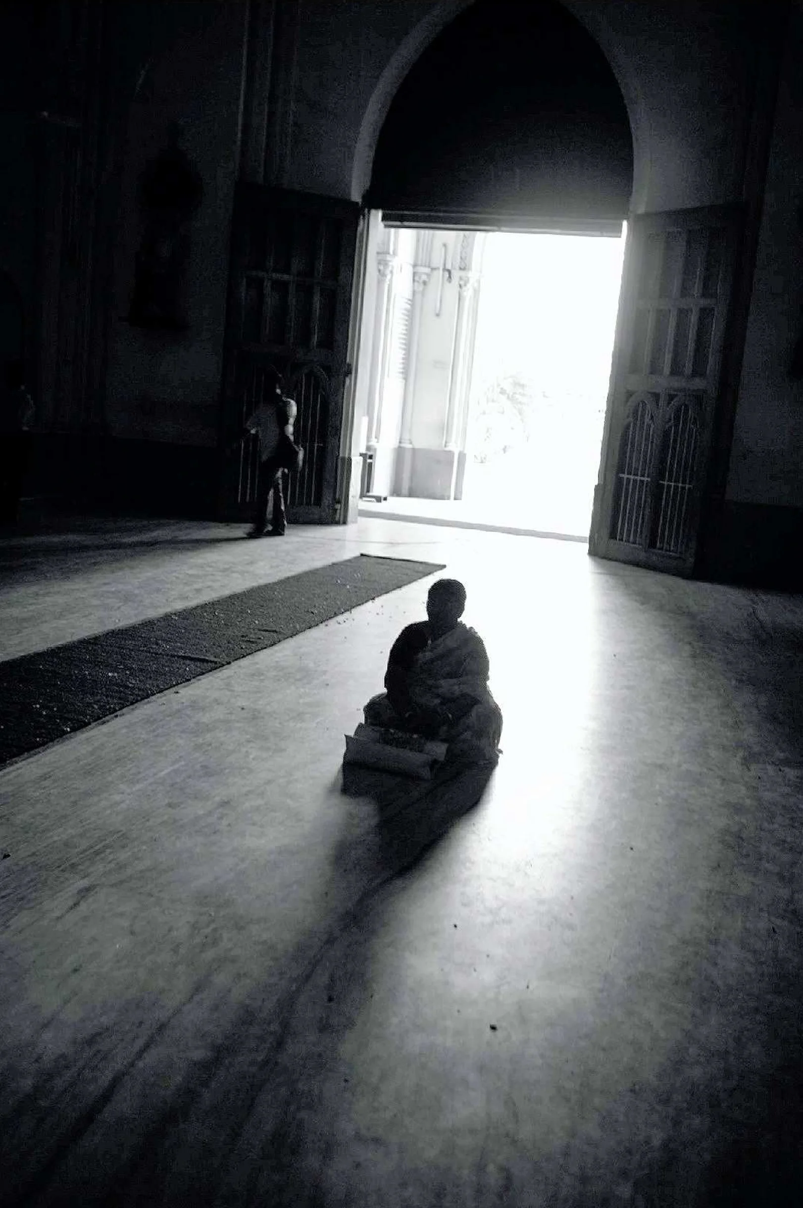Lady as Buddha Praying