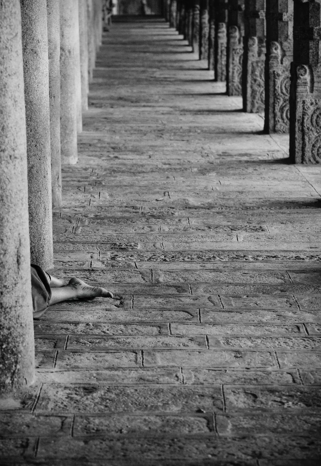 Madurai Temple Gallery, with Foot