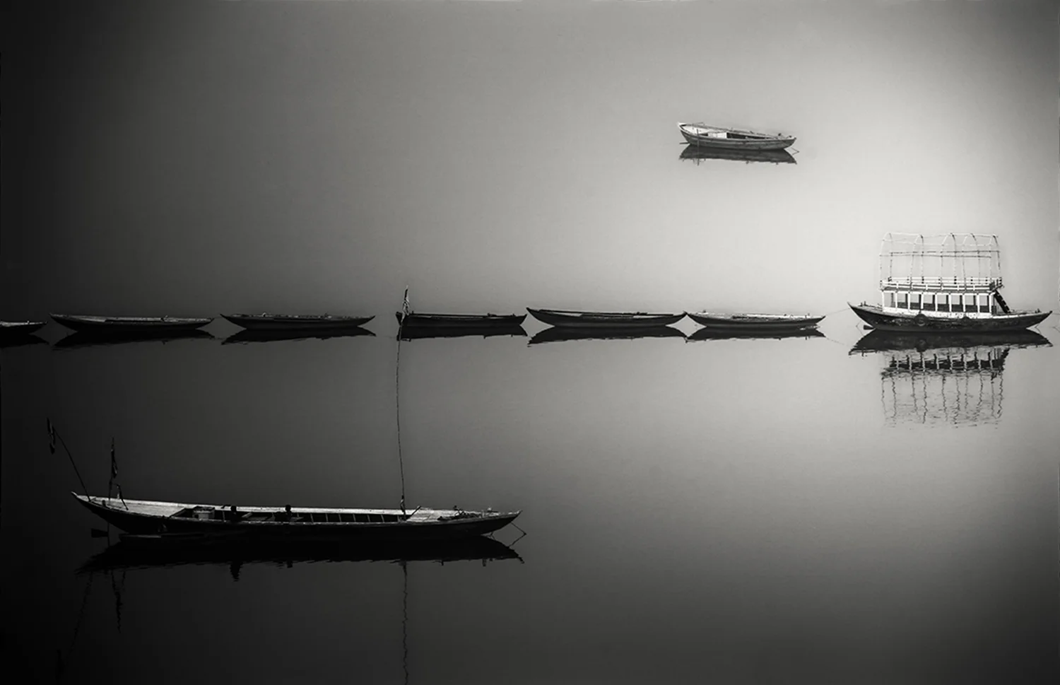 String of Boats