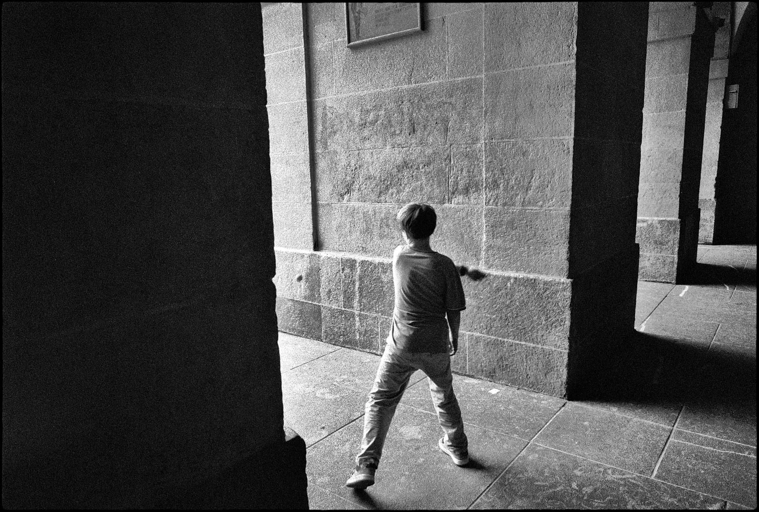 Boy Throwing Ball