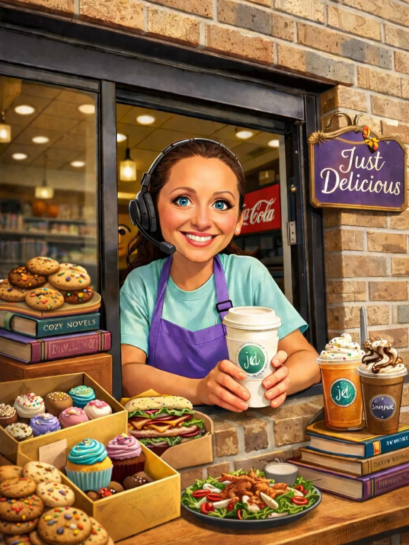 Hi, I&rsquo;m Justina &mdash; owner of Just Delicious, lover of cozy vibes, seasonal drinks, and sweet treats that make your day better.

If you&rsquo;ve ever grabbed a coffee, cupcake, or cake truffle from us &mdash; thank you 💜
You&rsquo;re part o