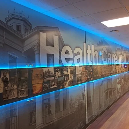 Trinity Muscatine — Timeline Exhibit Design