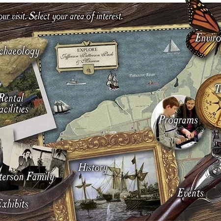 Jefferson Patterson Park and Museum — “Plan Your Visit” Interactive