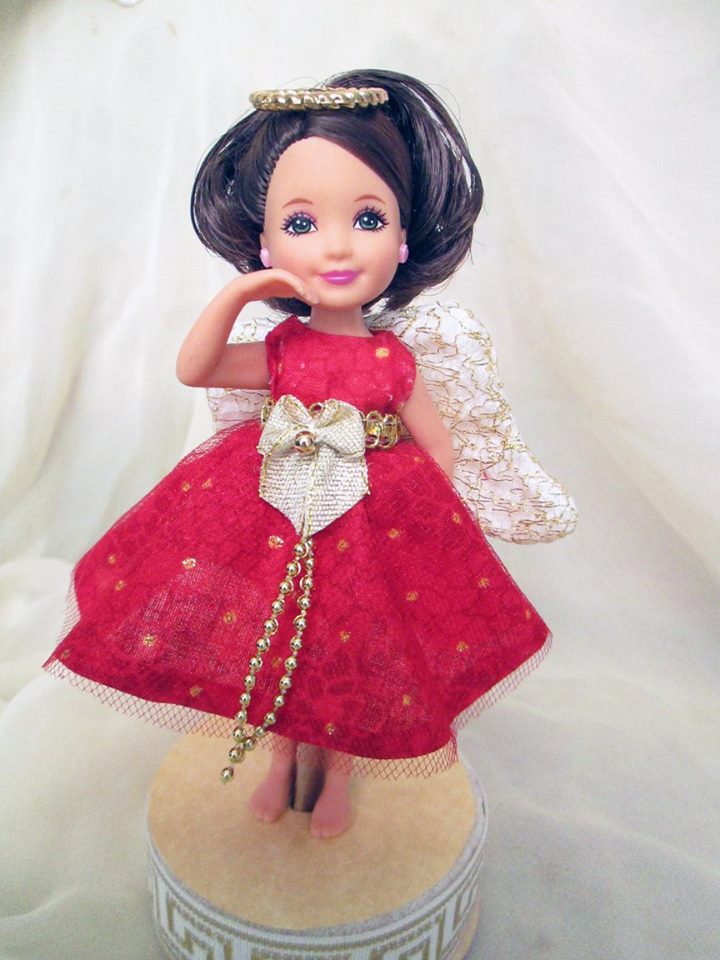 Handmade holiday Kelly Doll Dresses and Accessories by JMB Designs