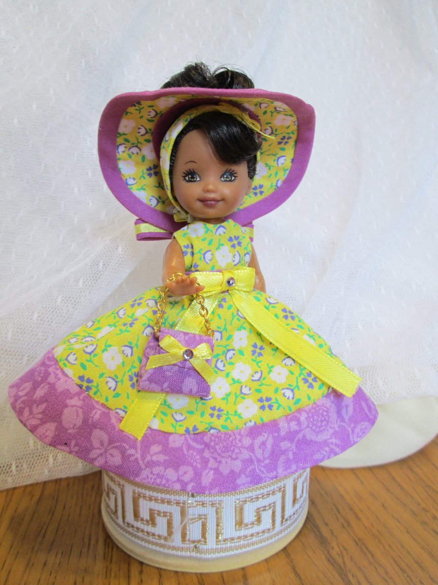 Custom floral Kelly Doll dress