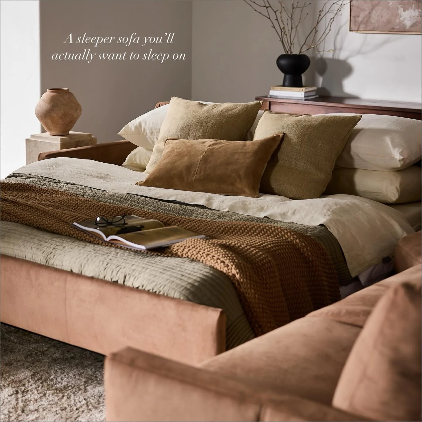 Finally, a sleeper sofa you&rsquo;ll actually want to sleep on.

@americanleather&rsquo;s sleepers feature a true Tempur-Pedic mattress and offer up to 8&rdquo; more sleeping space than traditional sleepers. 

And their recliners? Some of the smoothe