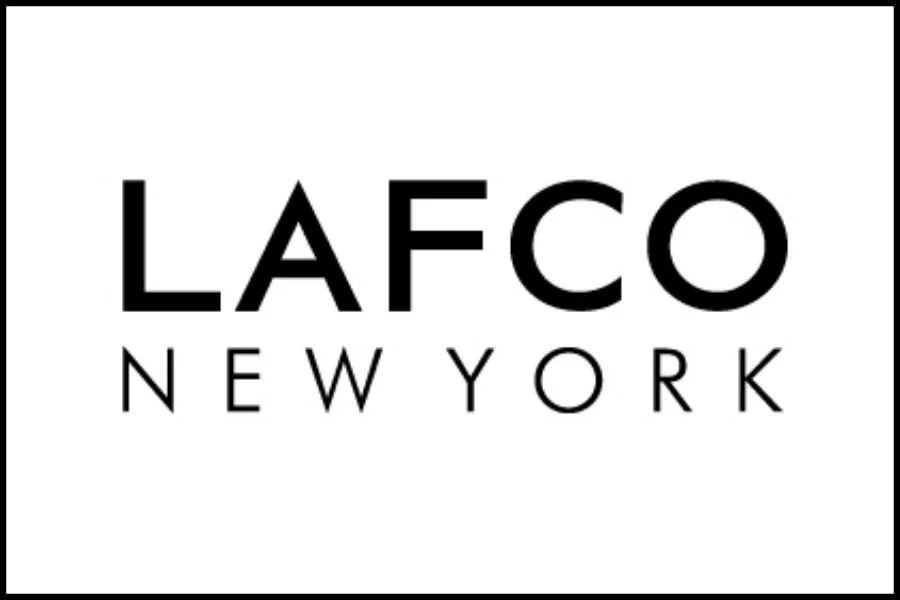 Lafco New York logo in black letters on a white background