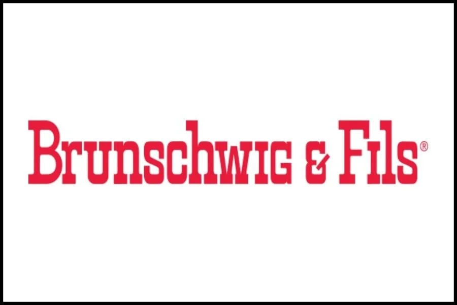 Logo of Brunschwig & Fils in red text on a white background.
