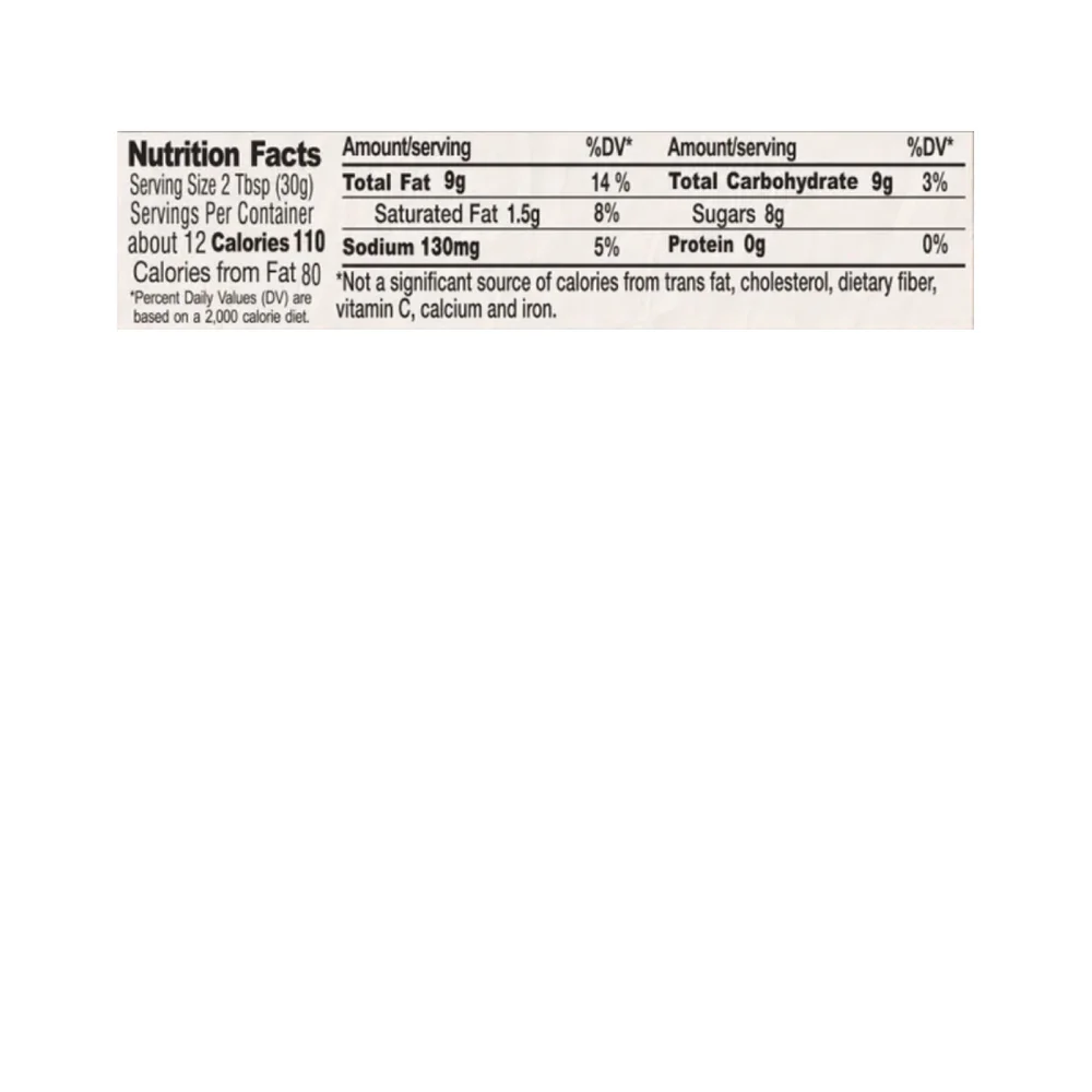 VIDALIA ONION & PEPPERCORN SALAD DRESSING  Bald Eagle Foods