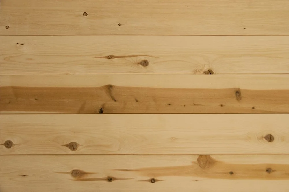 small diameter salvaged incense cedar planks