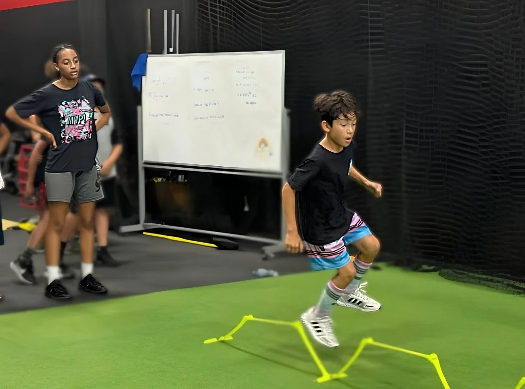 Student athletes in-action during a training session at On Deck