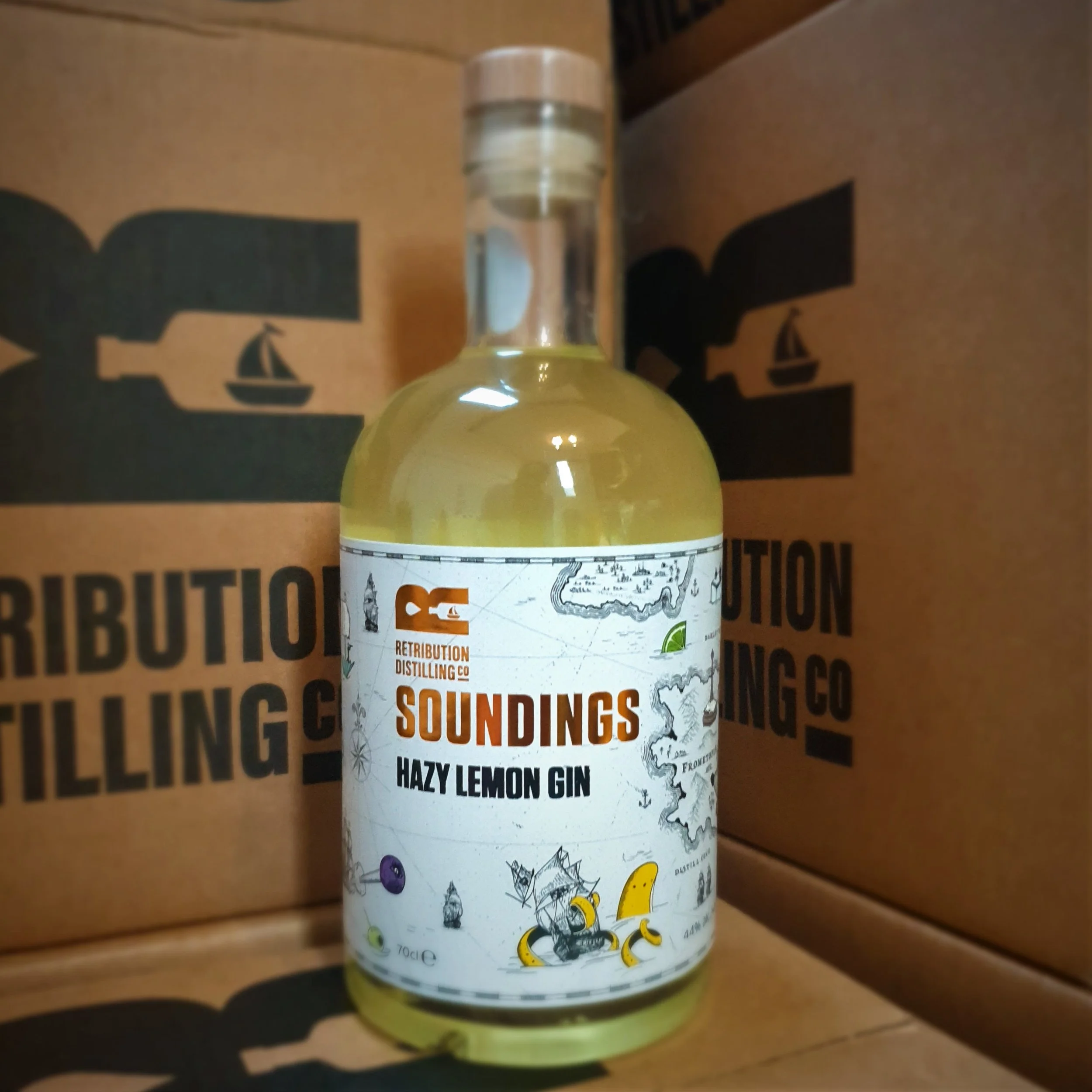 Hazy Lemon Gin — Retribution Distilling Co.