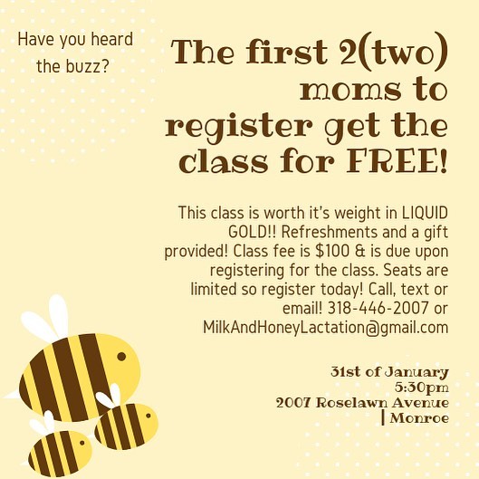 🗣🗣This small group Breastfeeding Class is worth it's weight in LIQUID GOLD!!! And who doesn't love free stuff!! I'm offering 2 FREE seats at my next small group breastfeeding class as well as a gift for each mom! 
The first two (2) seats filled wil
