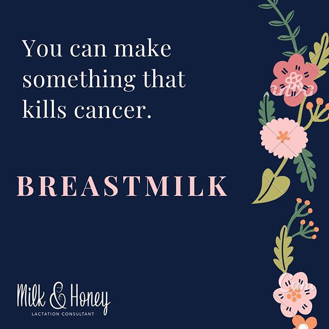 Breastmilk is so cool! It can kill cancer! - Said every nerdy IBCLC out there #breastfeeding #normalizebreastfeeding #milkandhoneylactation #monroe #wesmonroe #nela #ilovemyjob #ibclc