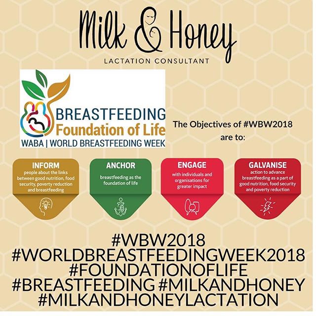 #WorldBreaatfeedingWeek2018 is here! The slogan is:

BREASTFEEDING: Foundation of Life. .
.
.
.
.
#WBW2018 #WABA #breastfeeding #foundationoflife #milkandhoney #milkandhoneylactation