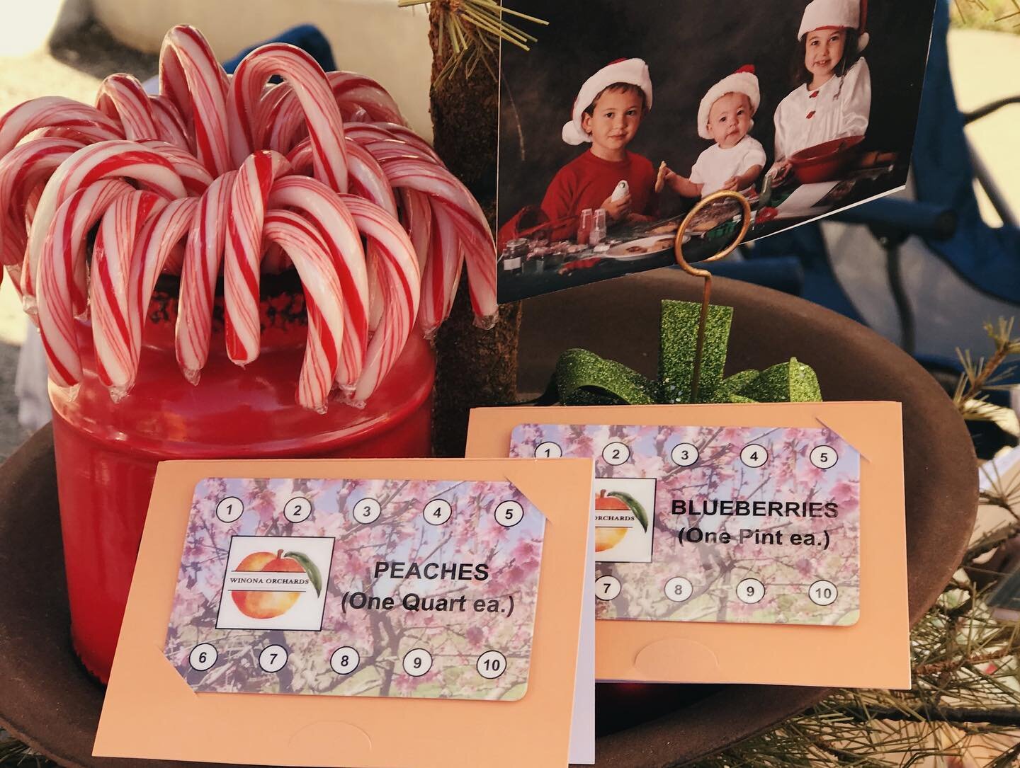 Still shopping for last minute holiday gifts? We&rsquo;ve got you covered! Celebrate your loved ones this year with our Winona Orchards Loyalty Cards! These cards are perfect gifts for your friends and family.  Give some east texas peaches for the ho