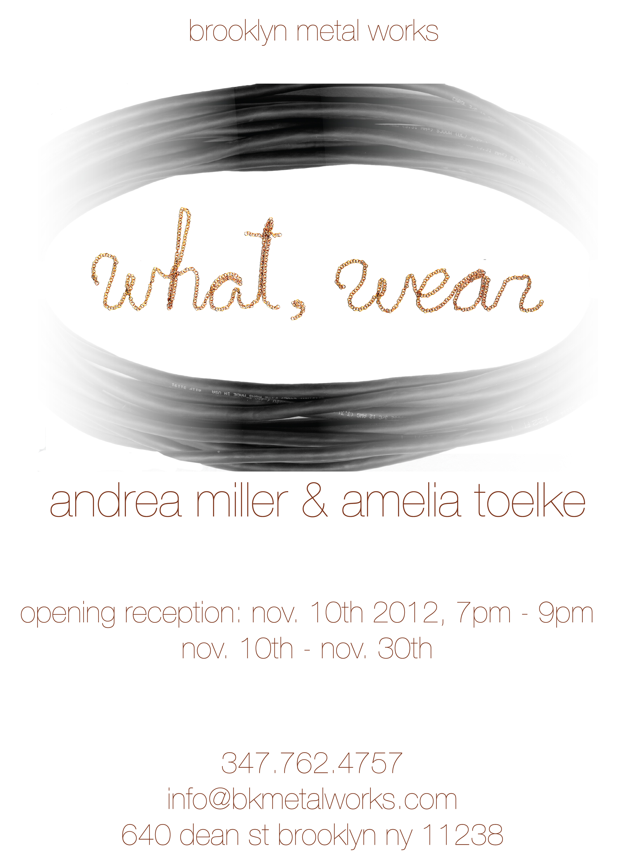 what, wear | Andrea Miller &amp; Amelia Toelke