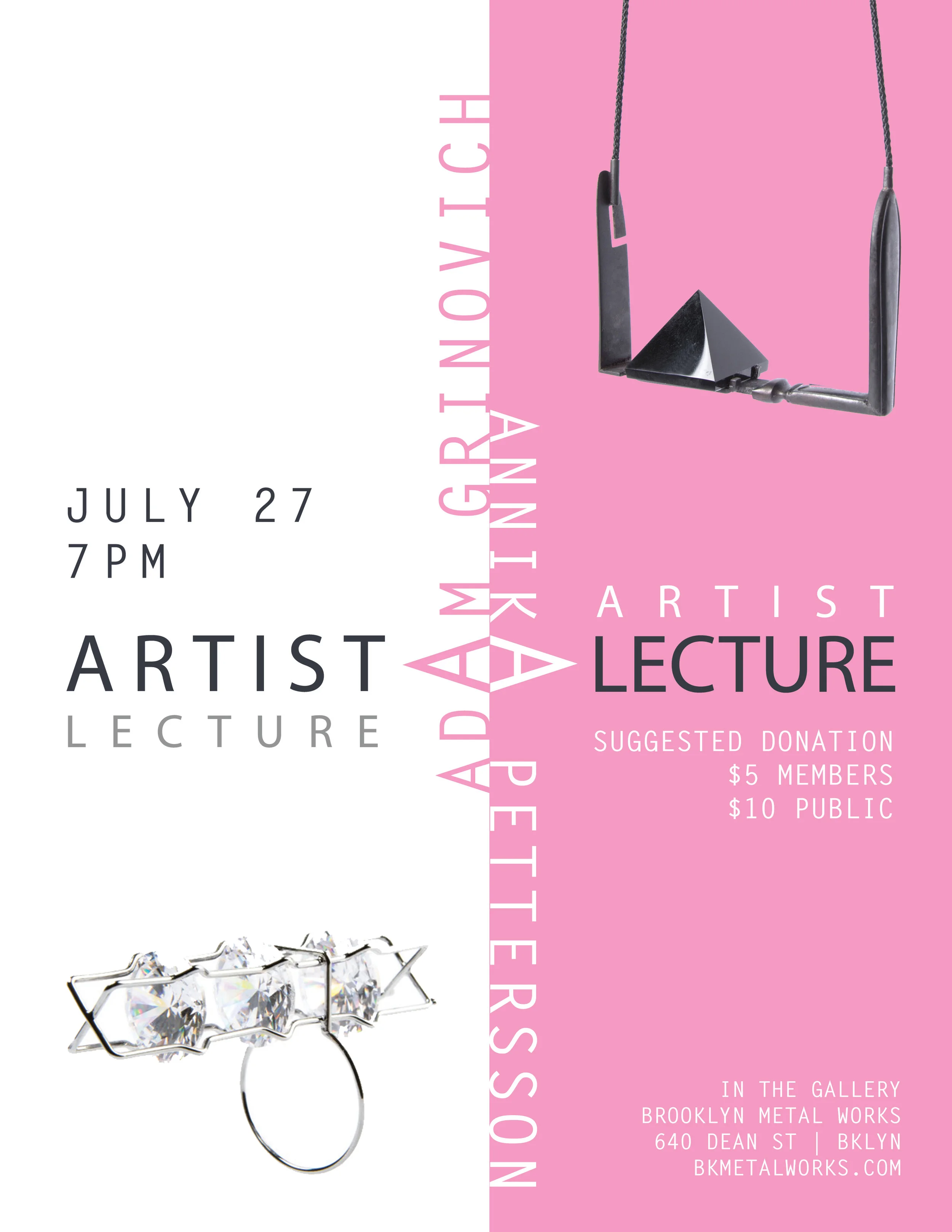 Annika Pettersson &amp; Adam Grinovich | Artist Talk