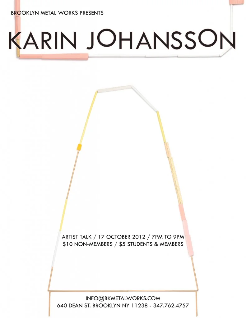 Karin Johansson | Artist Talk