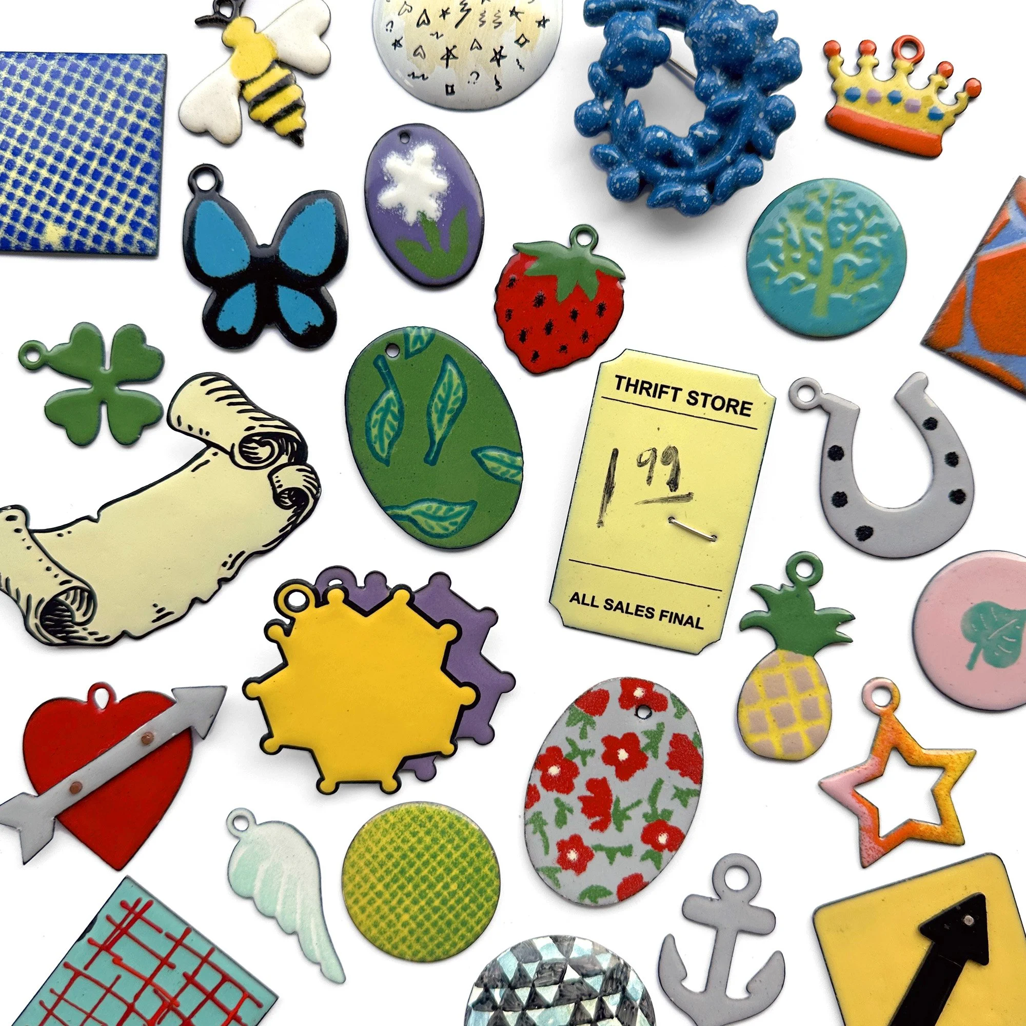 Class project examples for Super Sifters: Adventures in Vitreous Enamel